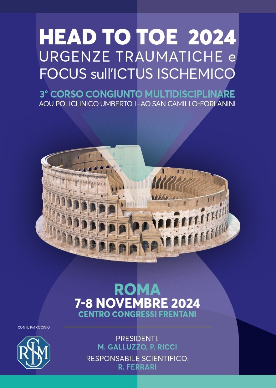 HEAD TO TOE 2024 URGENZE TRAUMATICHE E FOCUS SULL’ICTUS ISCHEMICO