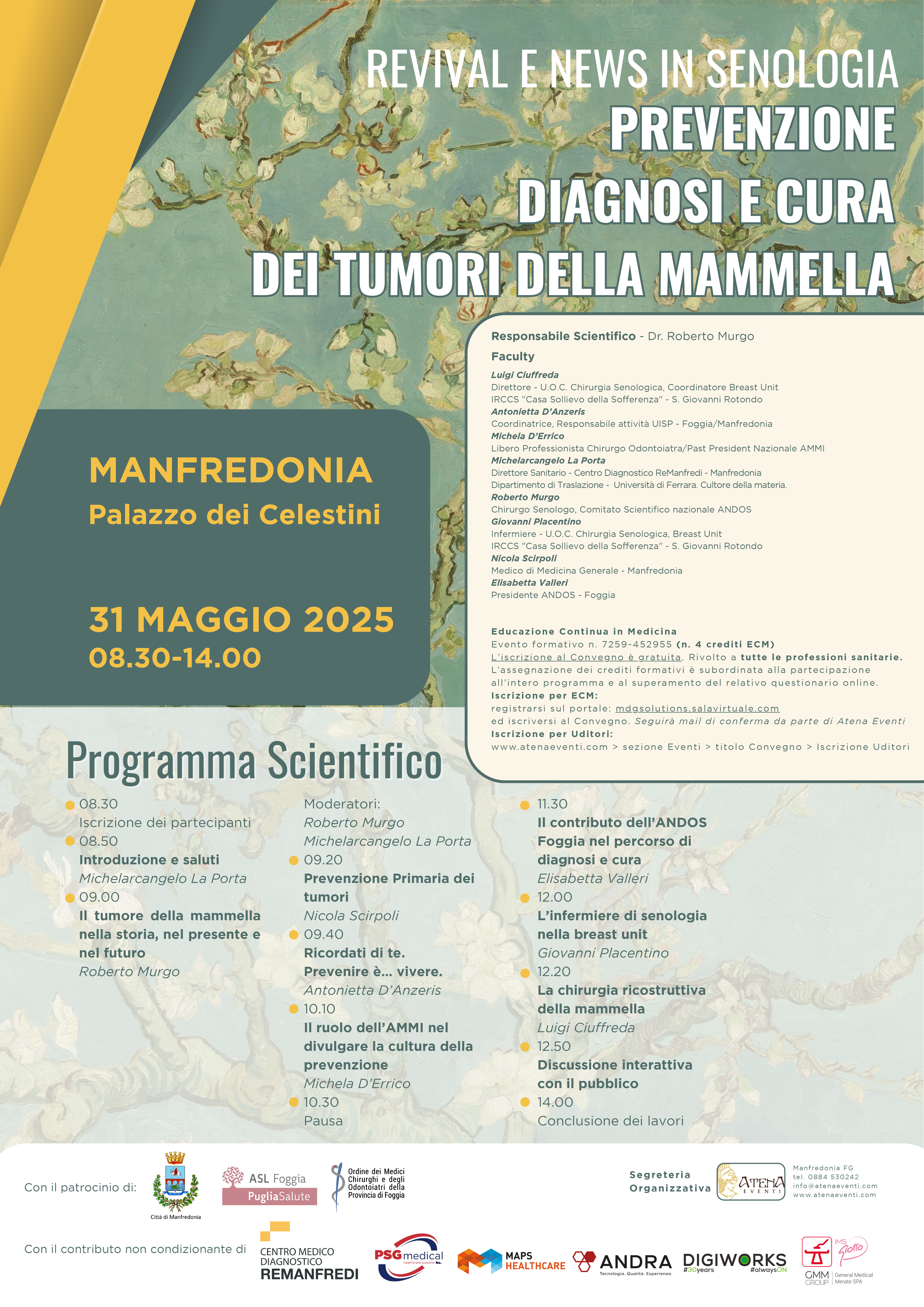 REVIVAL AND NEWS IN SENOLOGIA PREVENZIONE, DIAGNOSI E CURA DEI TUMORI DELLA MAMMELLA