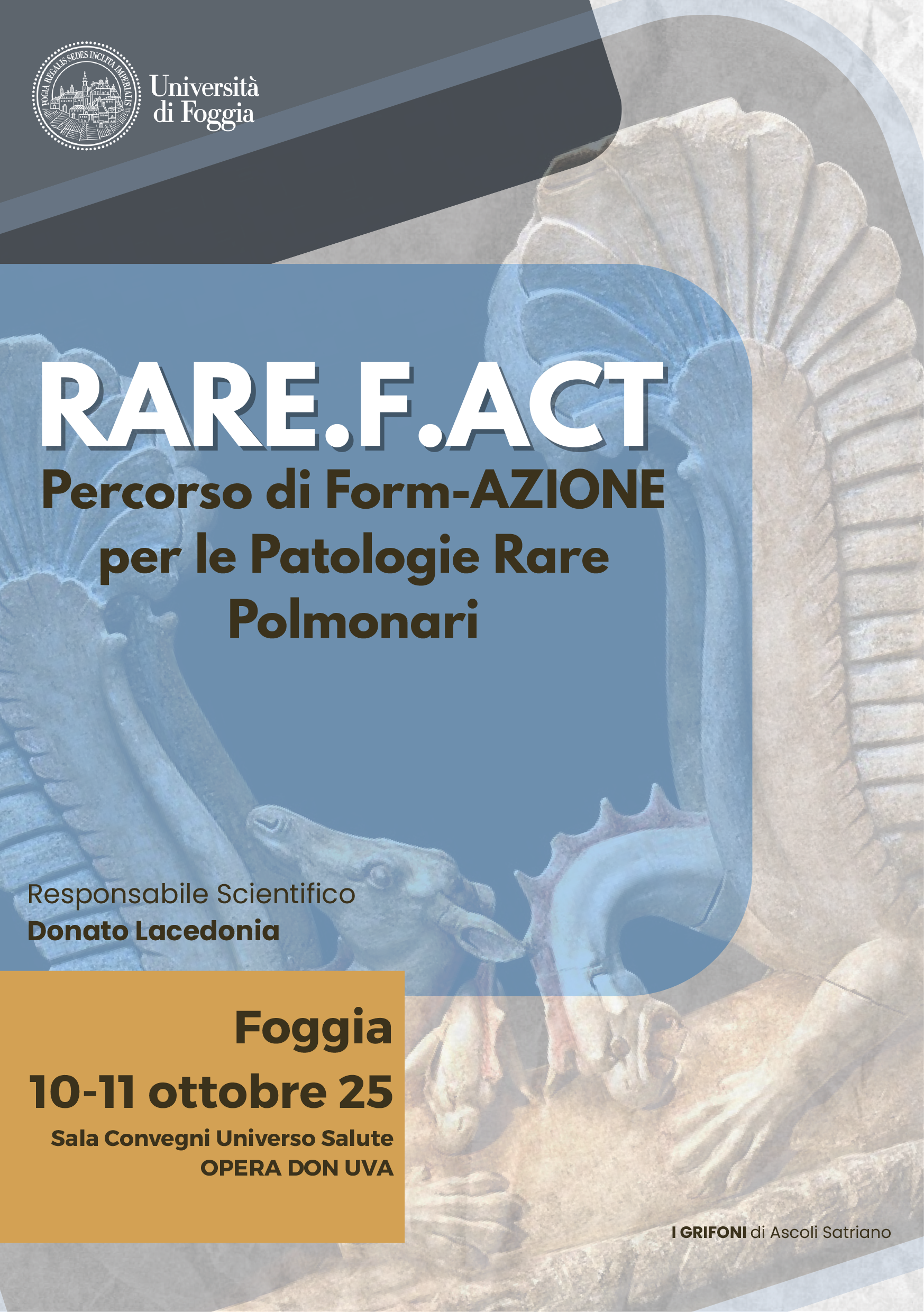 RARE.F.ACT PERCORSO DI FORM-AZIONE PER LE PATOLOGIE RARE POLMONARI