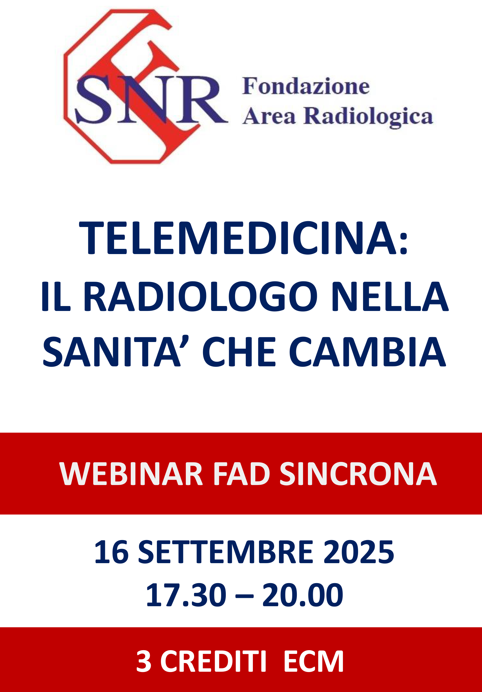 TELEMEDICINA: IL RADIOLOGO NELLA SANITA’ CHE CAMBIA