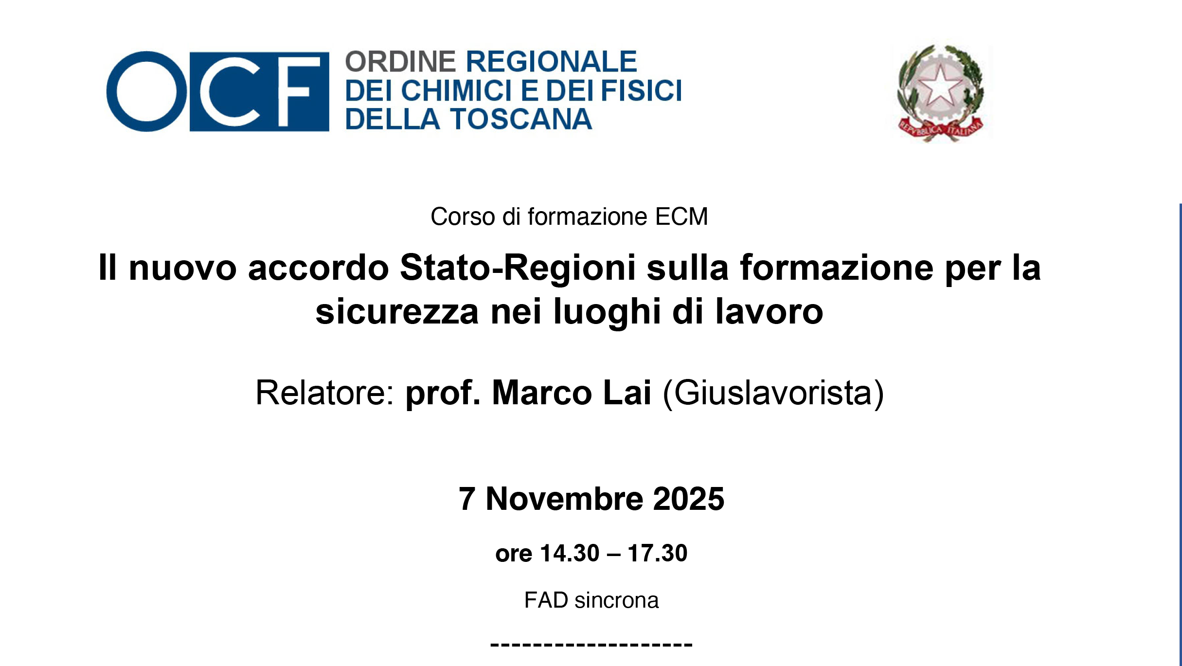 IL NUOVO ACCORDO STATO-REGIONI SULLA FORMAZIONE PER LA SICUREZZA NEI LUOGHI DI LAVORO