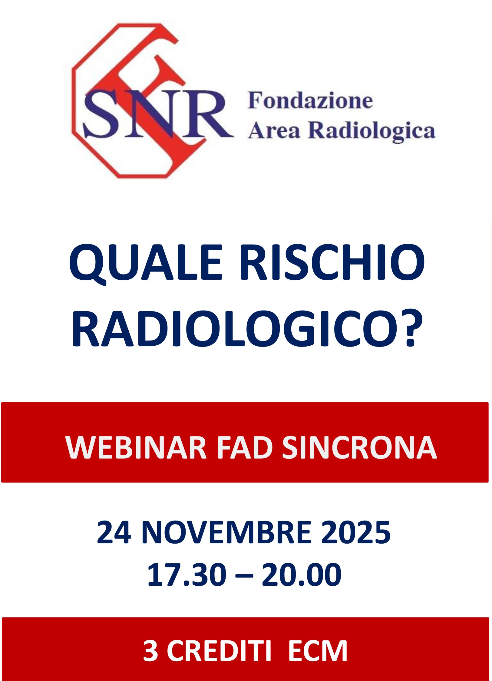 QUALE RISCHIO RADIOLOGICO?