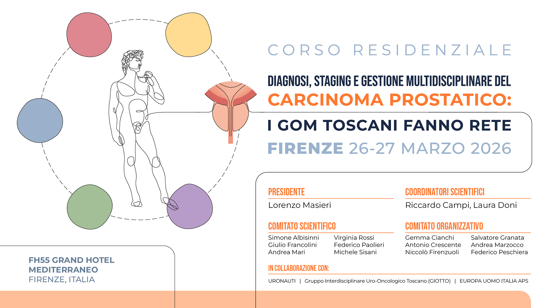 Diagnosi, Staging e Gestione Multidisciplinare del Carcinoma Prostatico: i GOM Toscani fanno Rete