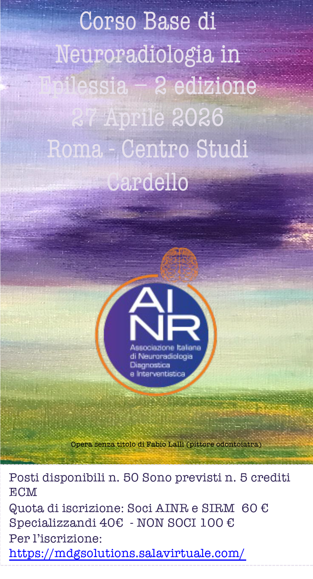 CORSO BASE DI NEURORADIOLOGIA IN EPILESSIA