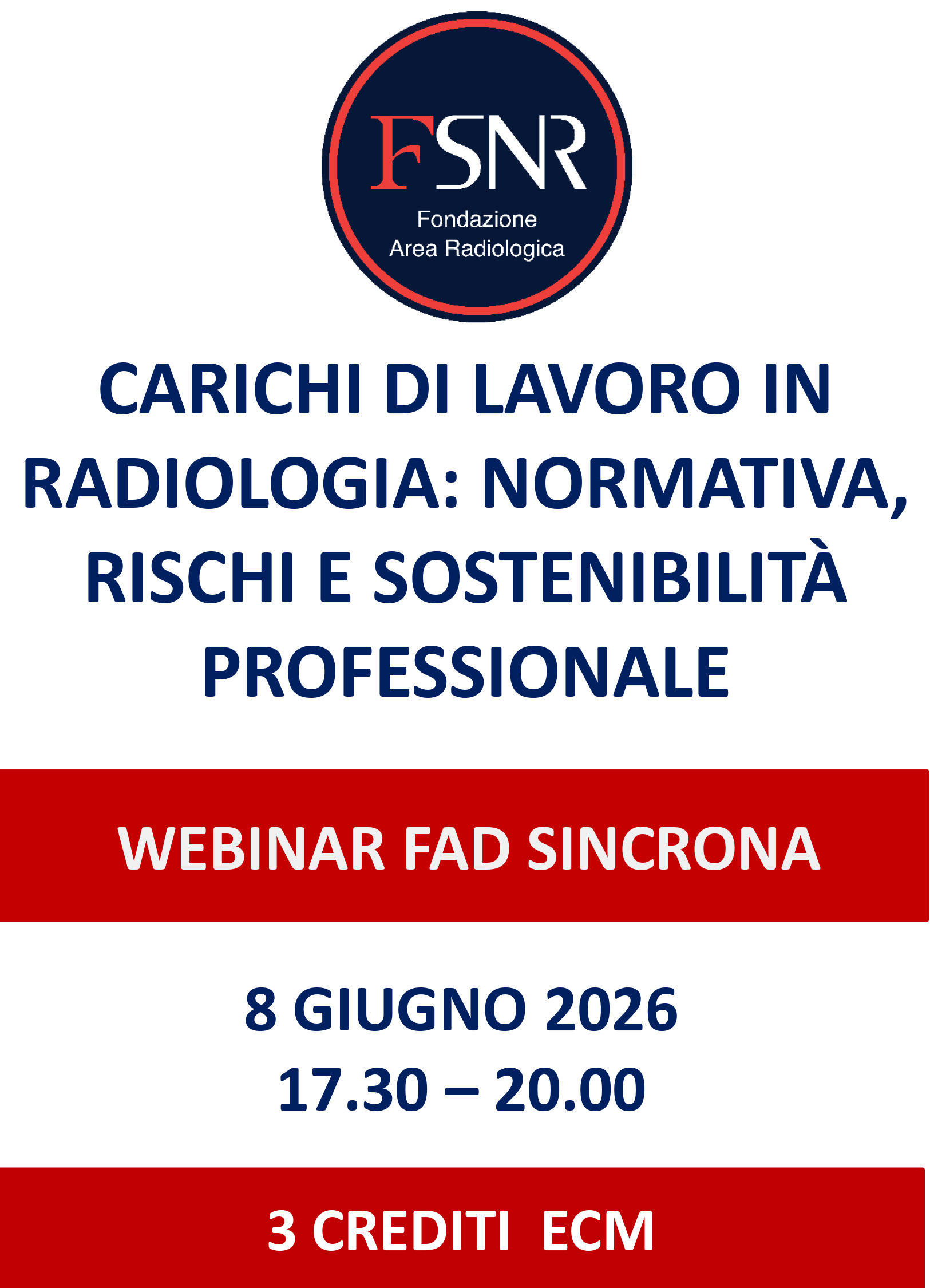 CARICHI DI LAVORO IN RADIOLOGIA: NORMATIVA, RISCHI E SOSTENIBILITÀ PROFESSIONALE